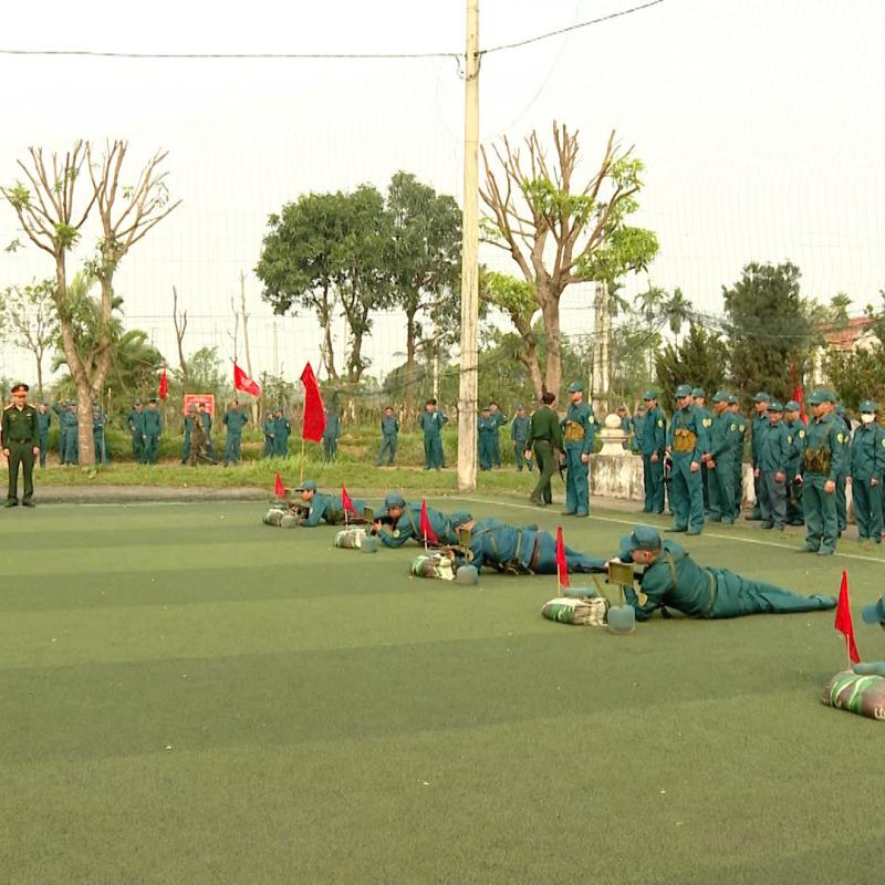 Khai mạc huấn luyện lực lượng Dân quân tự vệ năm thứ nhất năm 2026