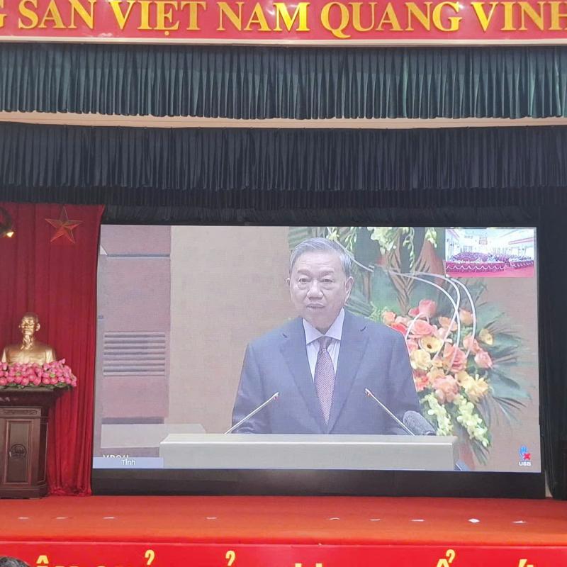 Xã Liêm Hà tham dự Hội nghị trực tuyến toàn quốc tổng kết công tác bầu cử đại biểu Quốc hội khóa XVI và HĐND các cấp nhiệm kỳ 2026-2031