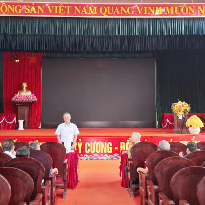 HỘI NGHỊ BCH HỘI NẠN NHÂN CHẤT ĐỘC DA CAM/ĐIÔXIN  XÃ LIÊM HÀ BÀN CÔNG TÁC CHUẨN BỊ ĐẠI HỘI KHOÁ I,  NHIỆM KỲ 2026-2031