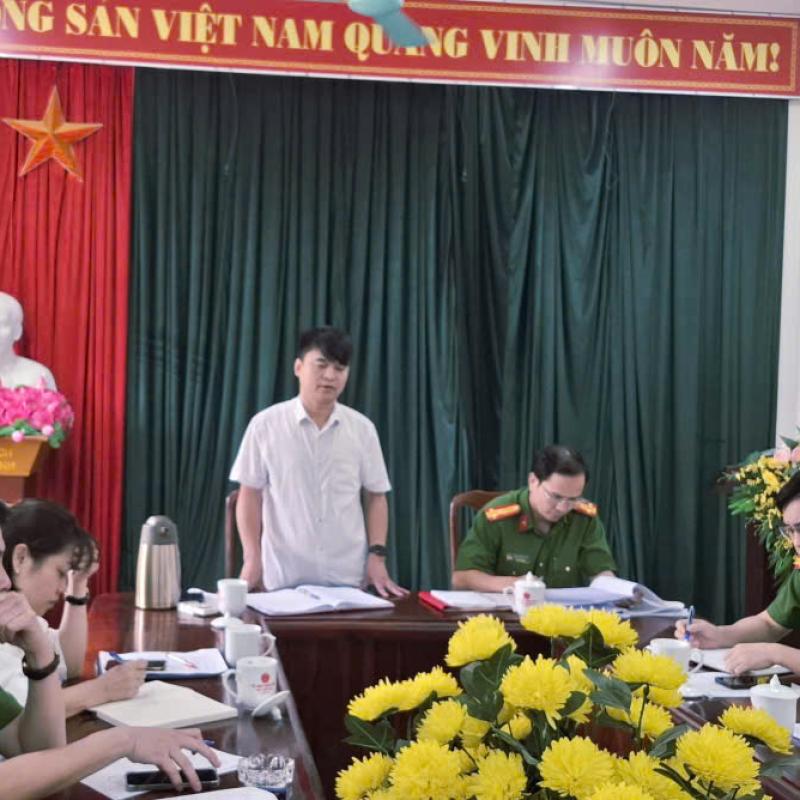 Xã Liêm Hà họp triển khai công tác Phòng cháy chữa cháy (PCCC)