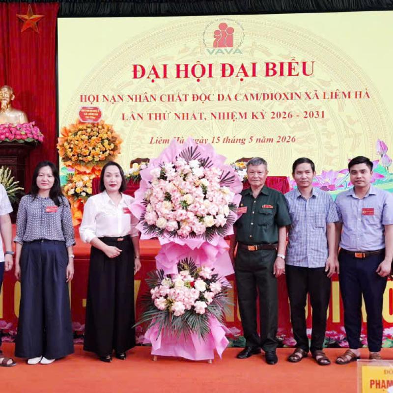Đại hội đại biểu Hội nạn nhân Chất độc da cam/Đioxin xã Liêm Hà  lần thứ I, nhiệm kỳ 2026-2031