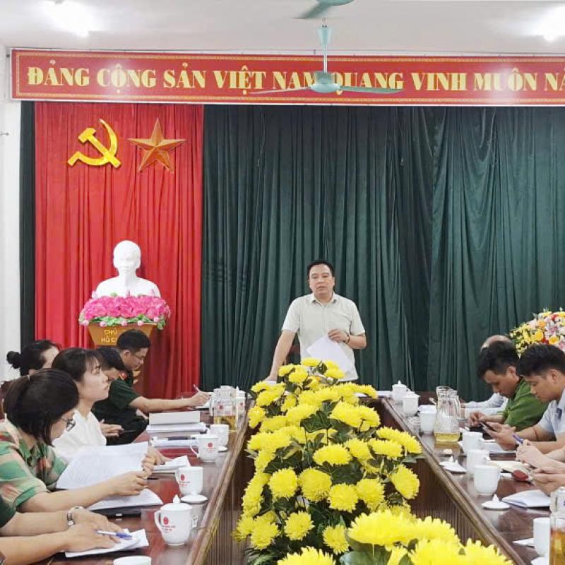UBND xã Liêm Hà tổ chức hội nghị thông qua kế hoạch và triển khai nhiệm vụ tổ chức lấy mẫu hài cốt liệt sỹ chưa xác định thông tin  trong các nghĩa trang liệt sỹ trên địa bàn xã