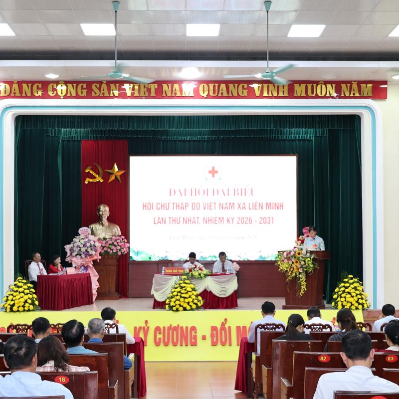 Đại hội đại biểu Hội chữ thập đỏ xã Liên Minh lần thứ nhất, nhiệm kỳ 2026-2031