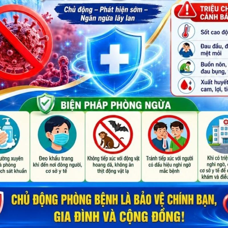 Xã Liên Minh tăng cường giám sát, phòng chống bệnh do vi rút Ebola