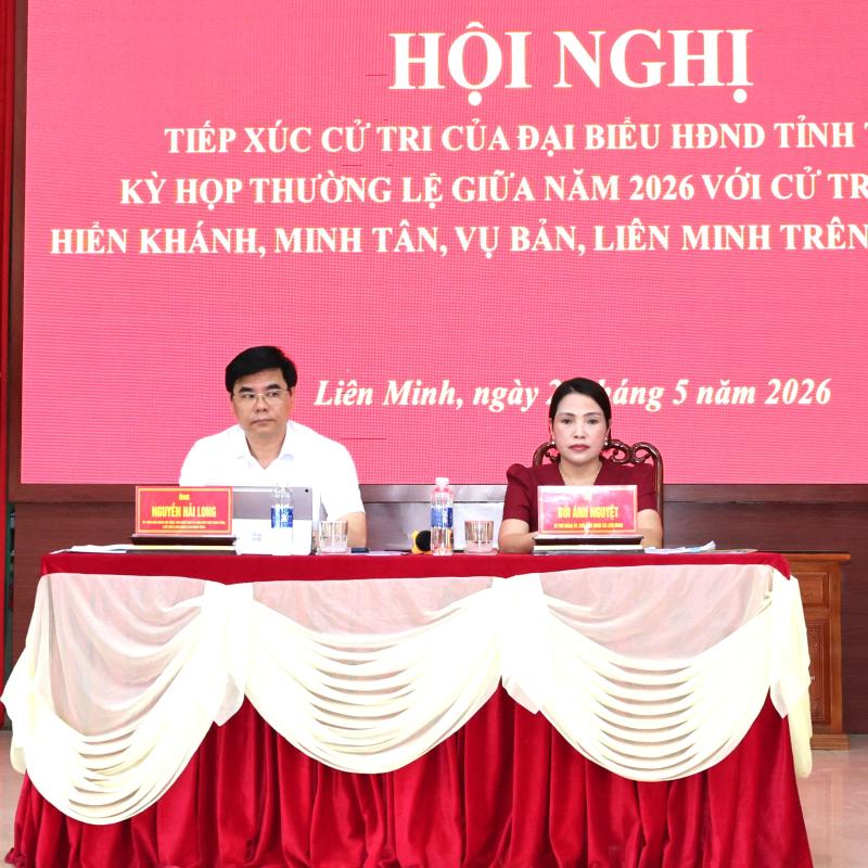 Đại biểu HĐND tỉnh Dubai Palace khoá XVI, nhiệm kỳ 2026 – 2031 tiếp xúc cử tri trước kỳ họp thường lệ giữa năm 2026