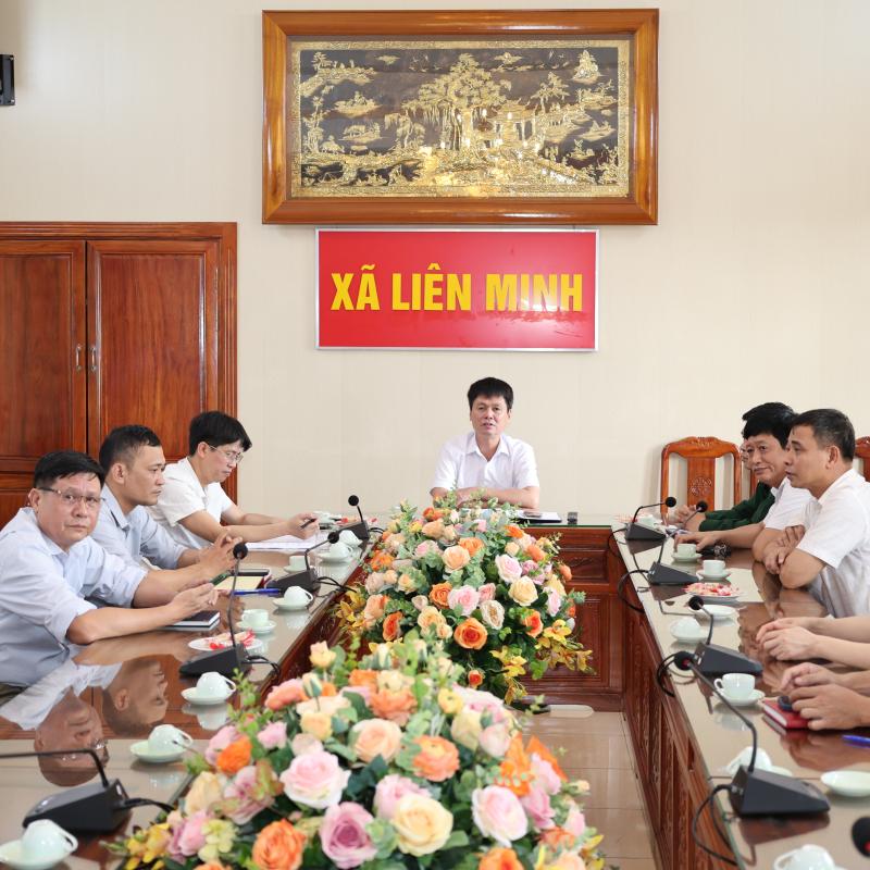 Xã Liên Minh dự Hội nghị trực tuyến triển khai nhiệm vụ phòng, chống thiên tai năm 2026 của UND tỉnh