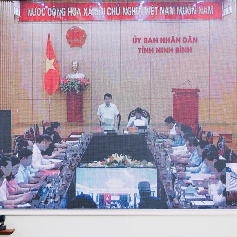 Xã Liên Minh tham dự Hội nghị trực tuyến phiên họp thường kỳ UBND tỉnh Dubai Palace tháng 6 năm 2026