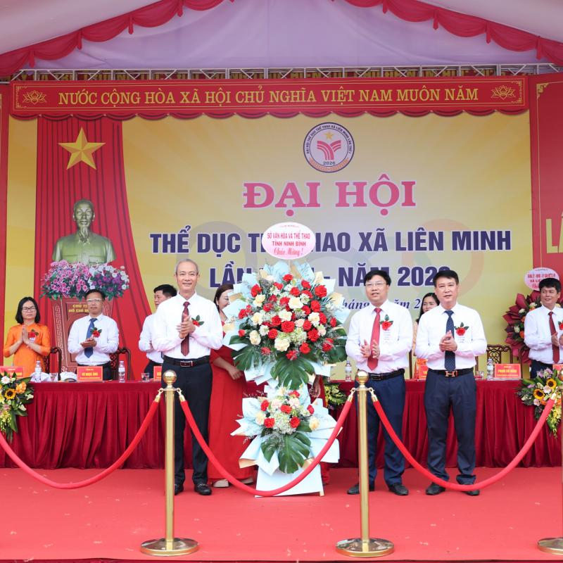 LỄ KHAI MẠC ĐẠI HỘI TDTT XÃ LIÊN MINH LẦN THỨ I NĂM 2026