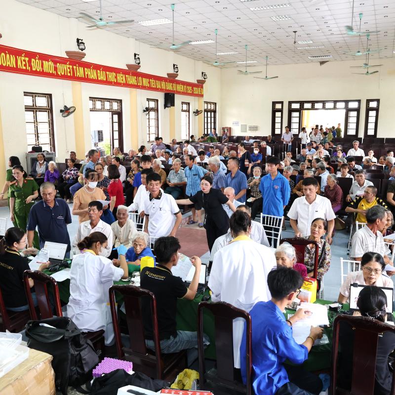 XÃ LIÊN MINH PHỐI HỢP THU NHẬN MẪU ADN CHO THÂN NHÂN CÁC LIỆT SĨ CHƯA XÁC ĐỊNH ĐƯỢC DANH TÍNH.