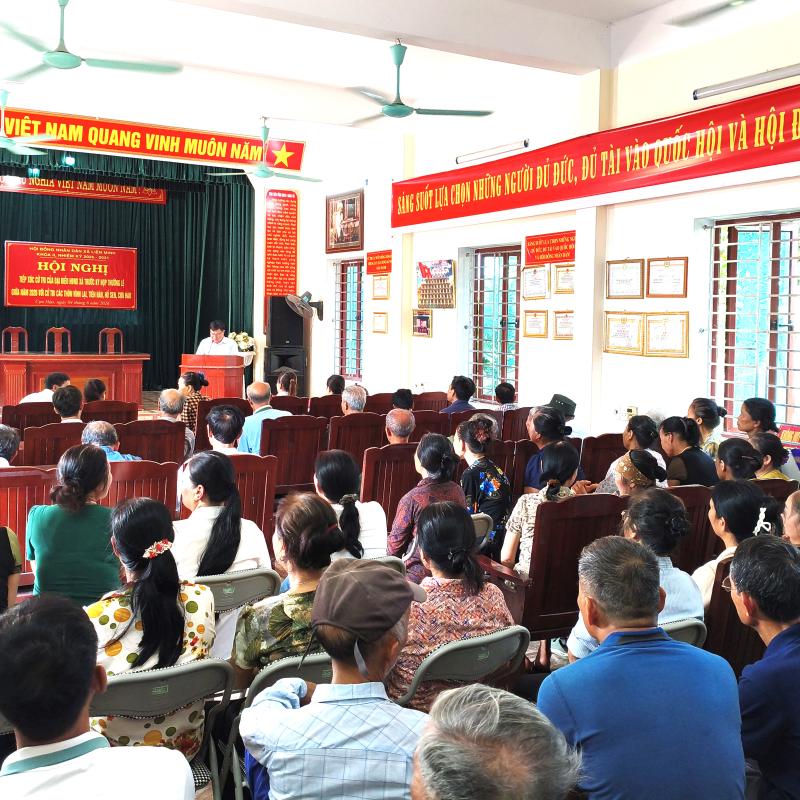 Đại biểu HĐND xã Liên Minh tiếp xúc cử tri Thôn Vĩnh Lại, Thôn Tiên Hào, Thôn Cựu Hào và Thôn Hồ Sen trước kỳ họp thường lệ giữa năm 2026