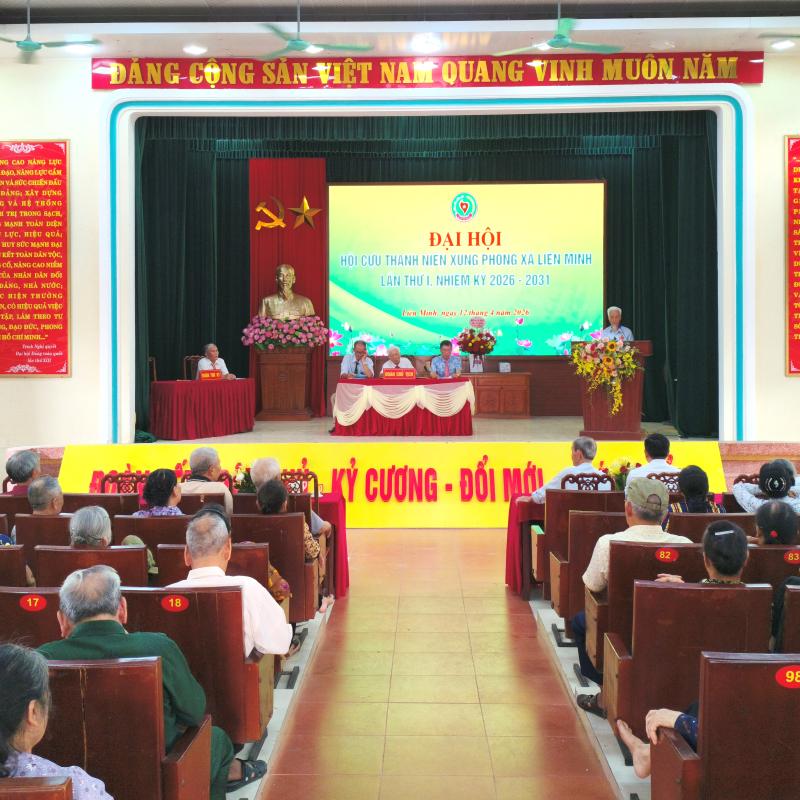 Đại hội Hội Cựu TNXP xã Liên Minh lần thứ I, nhiệm kỳ 2026 - 2031