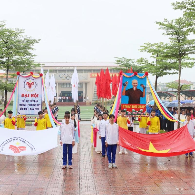 PHƯỜNG LÝ THƯỜNG KIỆT KHAI MẠC ĐẠI HỘI THỂ DỤC THỂ THAO LẦN THỨ I NĂM 2026