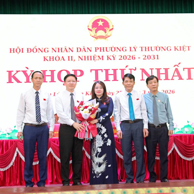 KHAI MẠC KỲ HỌP THỨ NHẤT HĐND PHƯỜNG LÝ THƯỜNG KIỆT KHOÁ II, NHIỆM KỲ 2026–2031