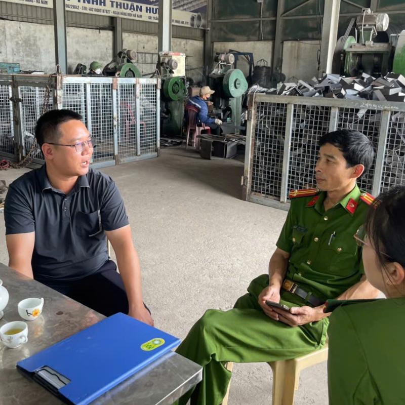 Công an phường Lý Thường Kiệt tăng cường công tác tuyên truyền phòng, chống cháy, nổ mùa nắng nóng