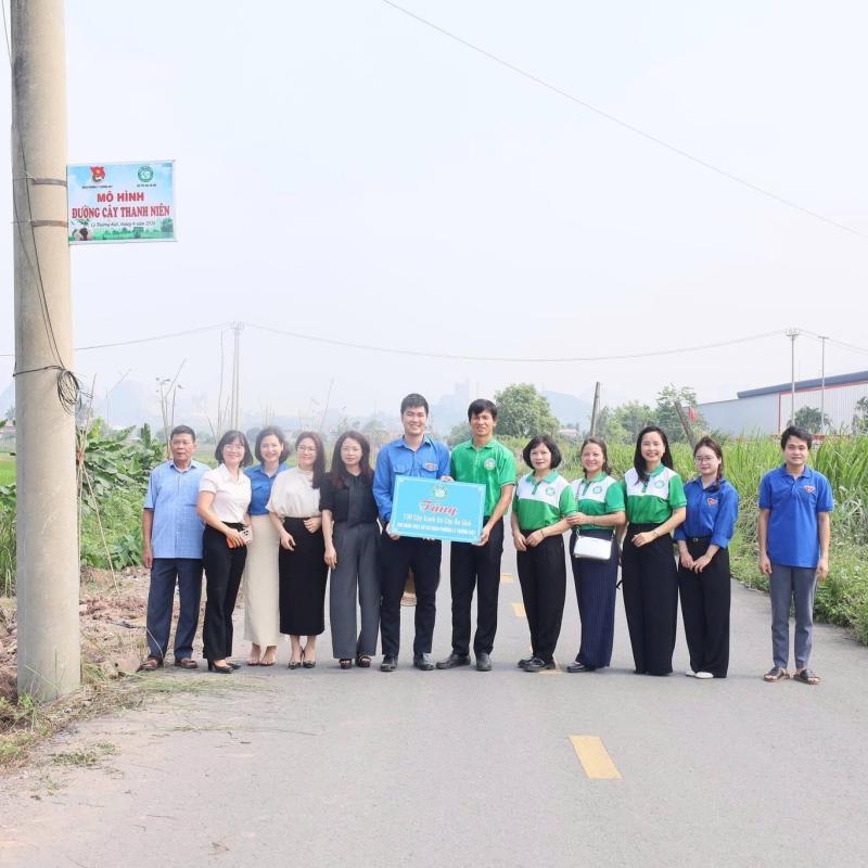 Đoàn Thanh niên phường Lý Thường Kiệt ra mắt mô hình Đường cây thanh niên