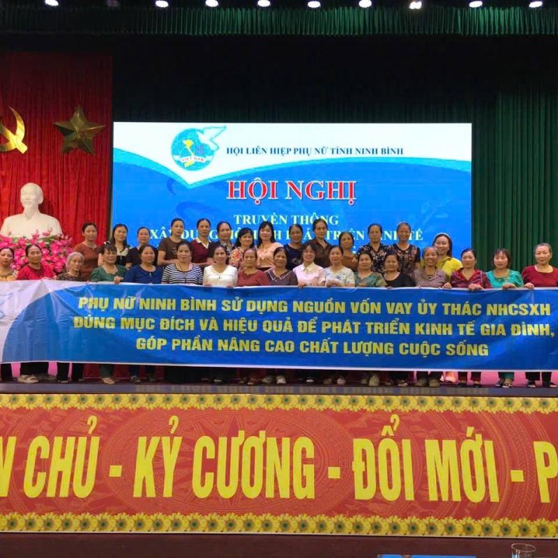 Hội LHPN phường Lý Thường Kiệt tổ chức Hội nghị truyền thông với chủ đề: “Xây dựng mô hình phát triển kinh tế, nâng cao hiệu quả sử dụng vốn vay từ Ngân hàng Chính sách”.