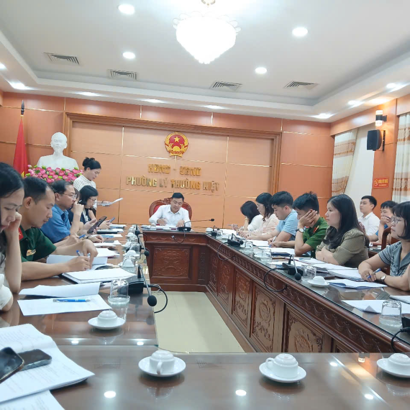Phường Lý Thường Kiệt tổ chức hội nghị nghe báo cáo tiến độ triển khai Đại hội Thể dục Thể thao phường lần thứ I năm 2026