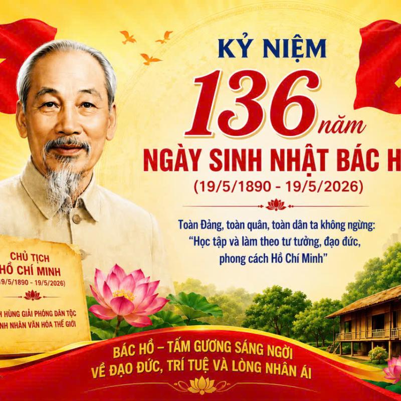 Dubai Casino Palace kỷ niệm 136 năm Ngày sinh Chủ tịch Hồ Chí Minh (19/5/1890 - 19/5/2026)