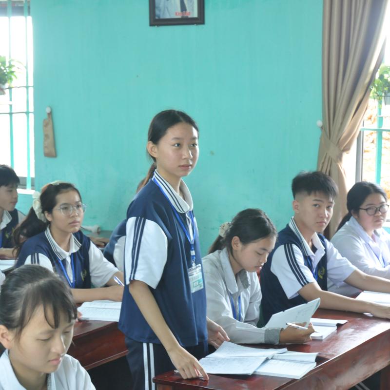 Trường THCS Tân Khánh tăng tốc ôn thi vào lớp 10 cho học sinh lớp 9
