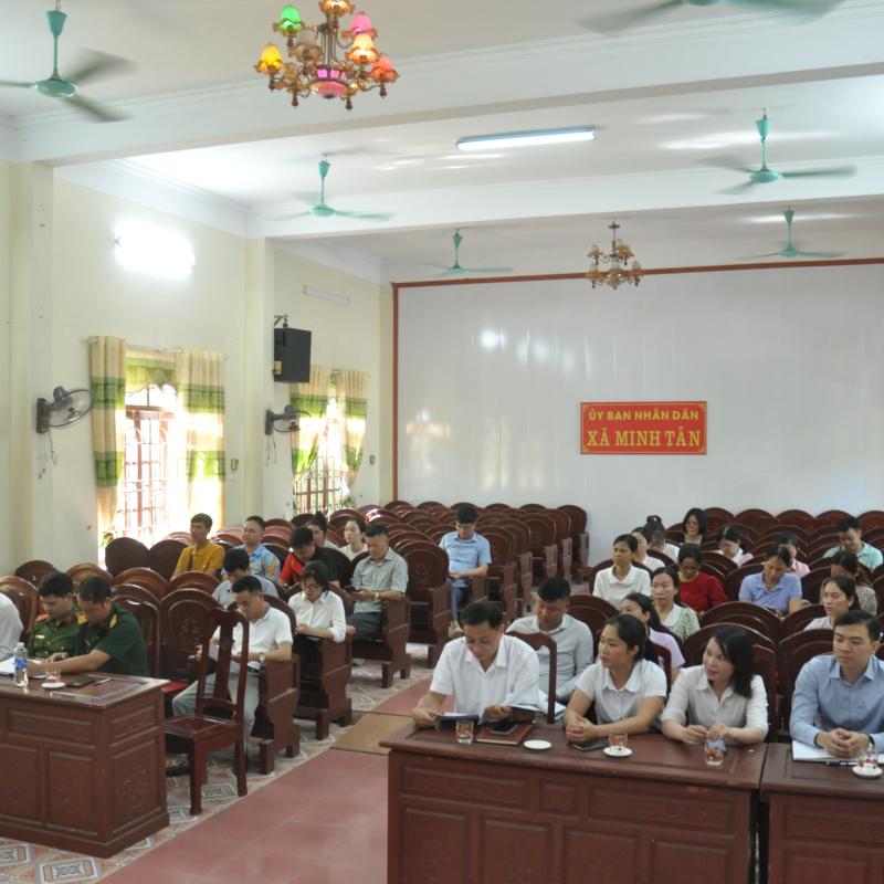 Xã Minh Tân khẩn trương hoàn tất các điều kiện tổ chức Đại hội Thể dục thể thao lần thứ I năm 2026