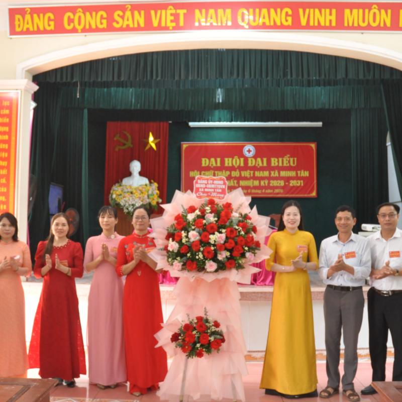 Đại hội đại biểu Hội Chữ thập đỏ xã Minh Tân lần thứ I, nhiệm kỳ 2026 – 2031 thành công tốt đẹp