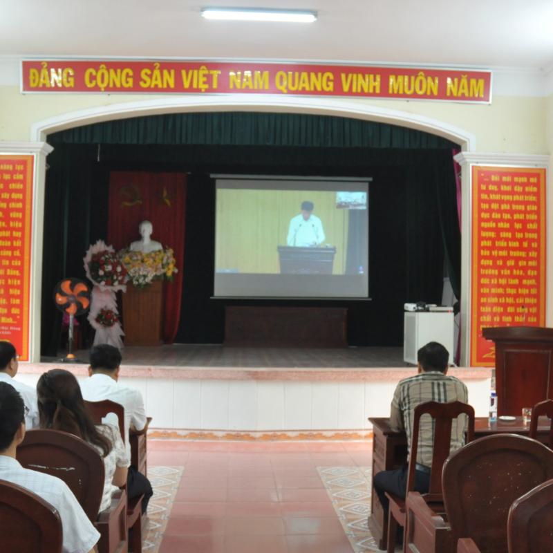 Xã Minh Tân tham dự Hội nghị nghiên cứu, học tập, quán triệt, tuyên truyền và triển khai các văn bản của Trung ương và của tỉnh