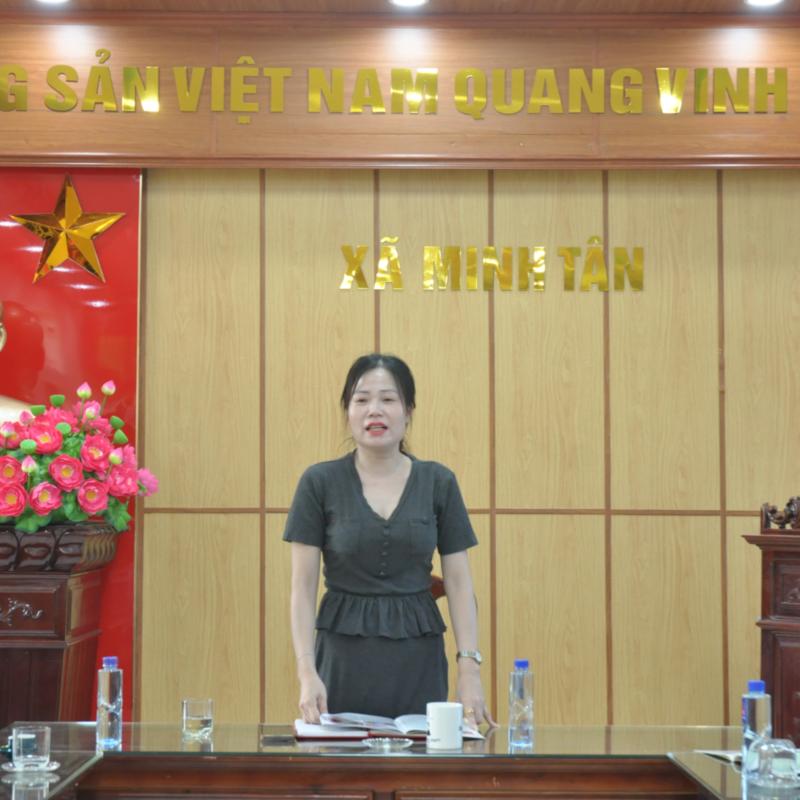 Chi bộ các cơ quan Đảng xã Minh Tân triển khai nhiệm vụ trọng tâm tháng 6 năm 2026