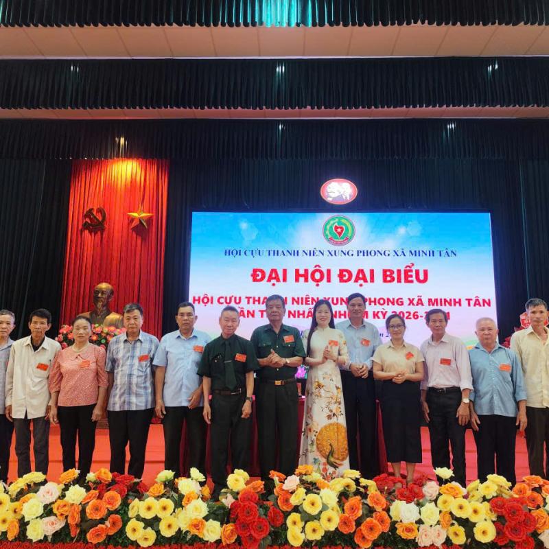 Đại hội Hội Cựu TNXP xã Minh Tân nhiệm kỳ 2026 – 2031 thành công tốt đẹp