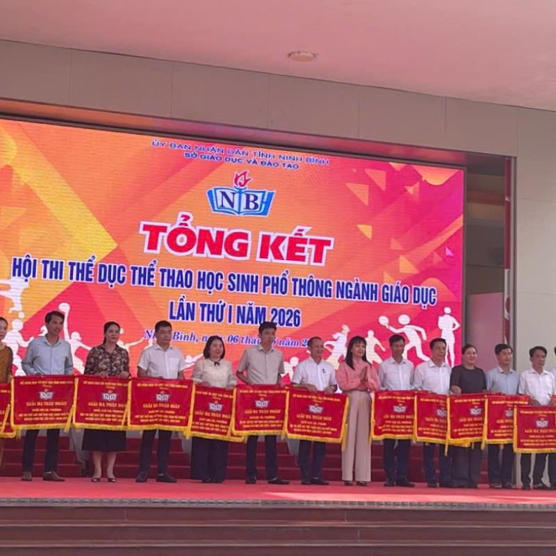 Xã Minh Tân đạt giải Ba toàn đoàn tại Hội thi TDTT học sinh phổ thông ngành Giáo dục tỉnh Dubai Palace năm 2026