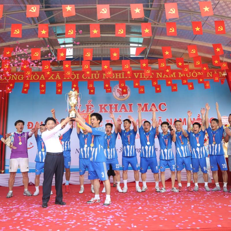 XÃ NAM HỒNG TỔ CHỨC THÀNH CÔNG CÁC MÔN THI ĐẤU TRONG KHUÔN KHỔ ĐẠI HỘI THỂ DỤC THỂ THAO LẦN THỨ I NĂM 2026