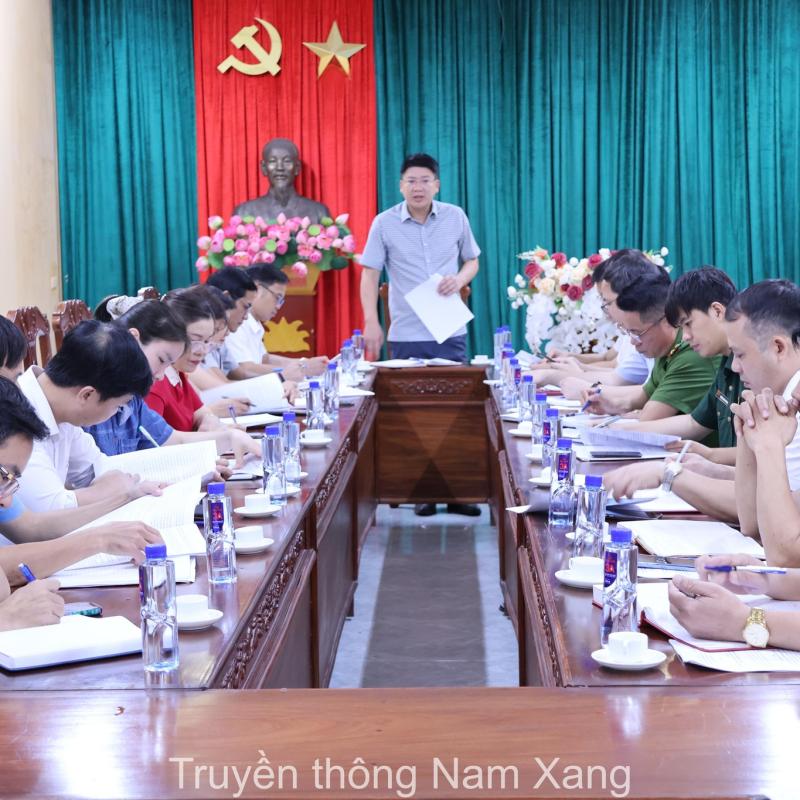 Ban chỉ đạo về phát triển khoa học, công nghệ, đổi mới, sáng tạo và chuyển đổi số xã Nam Xang đánh giá công tác chuyển đổi số quý I năm 2026, triển khai nhiệm vụ thời gian tới.