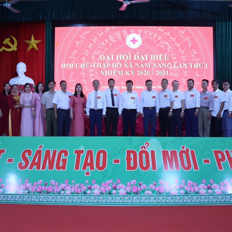 Đại hội đại biểu Hội Chữ thập đỏ xã Nam Xang lần thứ I, nhiệm kỳ 2026 - 2031