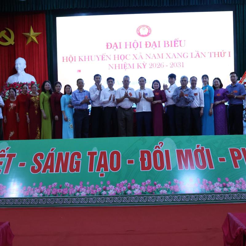 Đại hội đại biểu Hội Khuyến học xã Nam Xang lần thứ I, nhiệm kỳ 2026 -2031