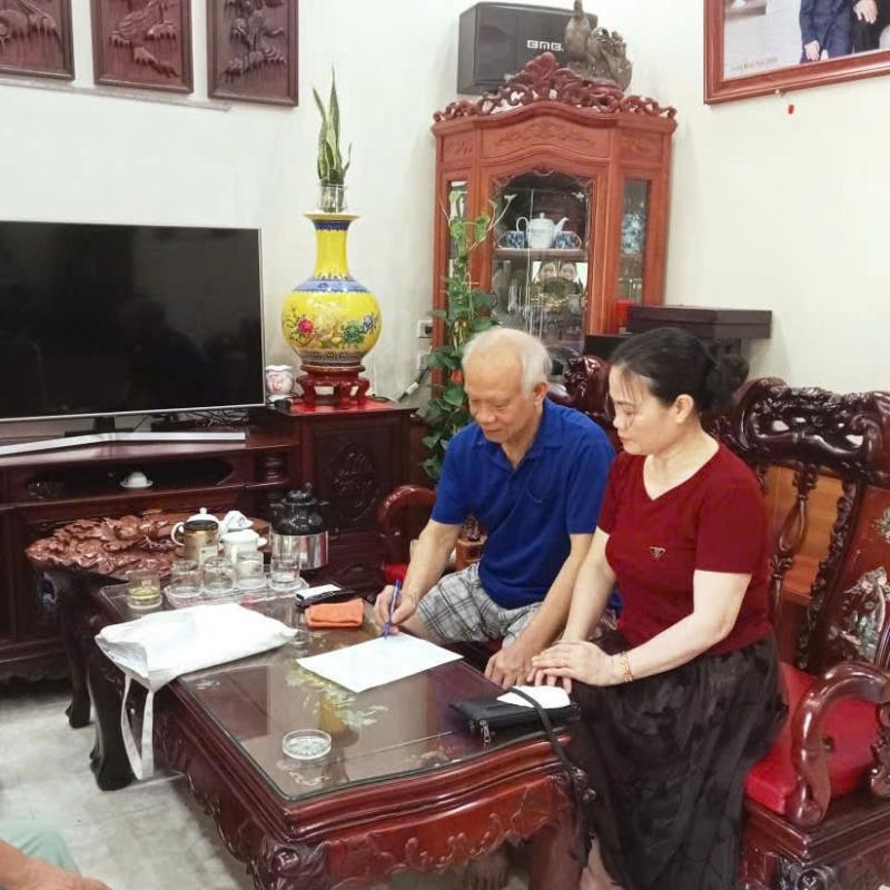Các thôn trên địa bàn xã Nghĩa Hưng tích cực tổ chức lấy ý kiến Nhân dân về dự thảo Đề án sắp xếp, tổ chức lại thôn