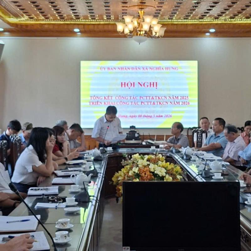 NGHĨA HƯNG CHỦ ĐỘNG NÂNG CAO NĂNG LỰC PHÒNG, CHỐNG THIÊN TAI VÀ TÌM KIẾM CỨU NẠN NĂM 2026