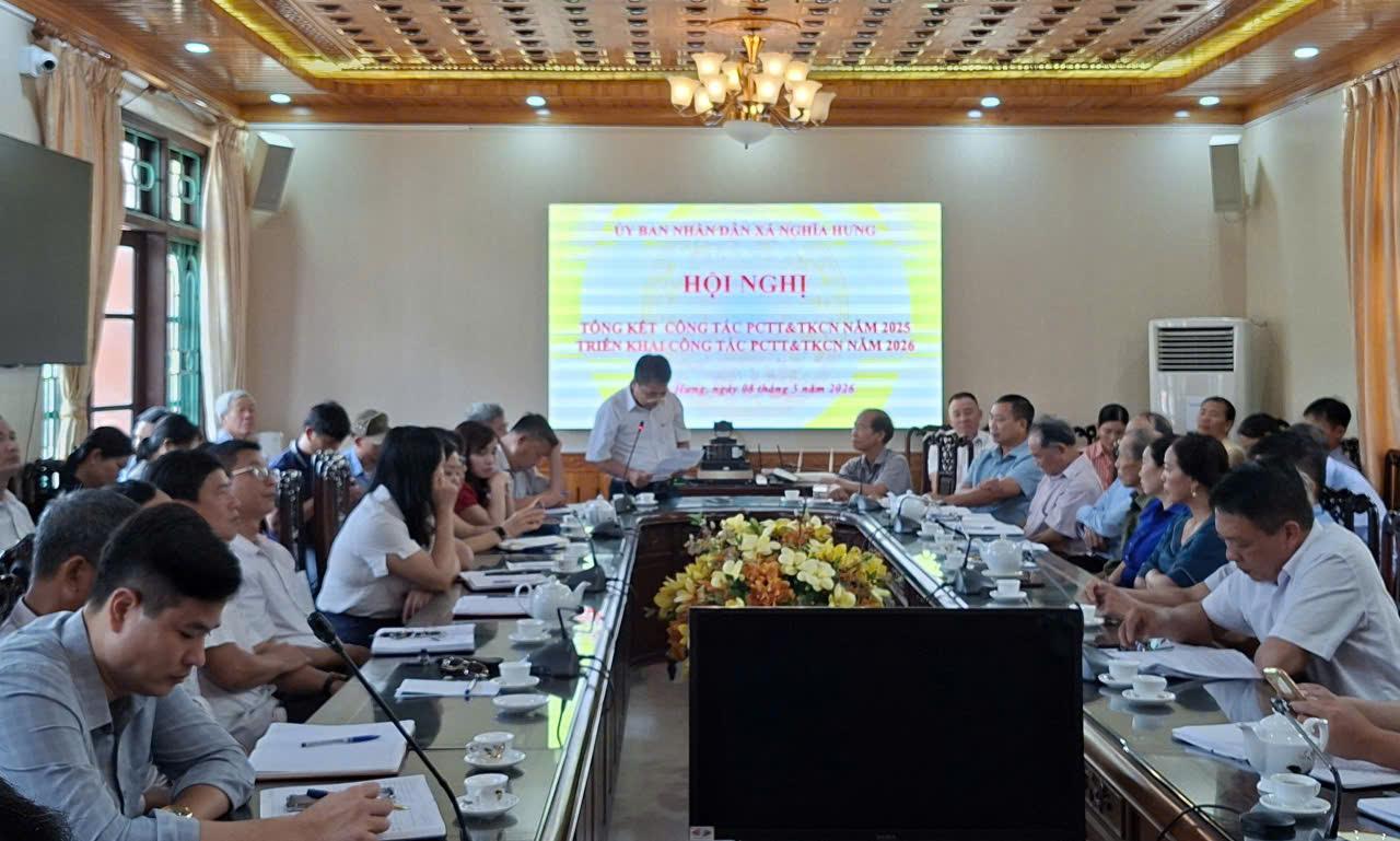 NGHĨA HƯNG CHỦ ĐỘNG NÂNG CAO NĂNG LỰC PHÒNG, CHỐNG THIÊN TAI VÀ TÌM KIẾM CỨU NẠN NĂM 2026