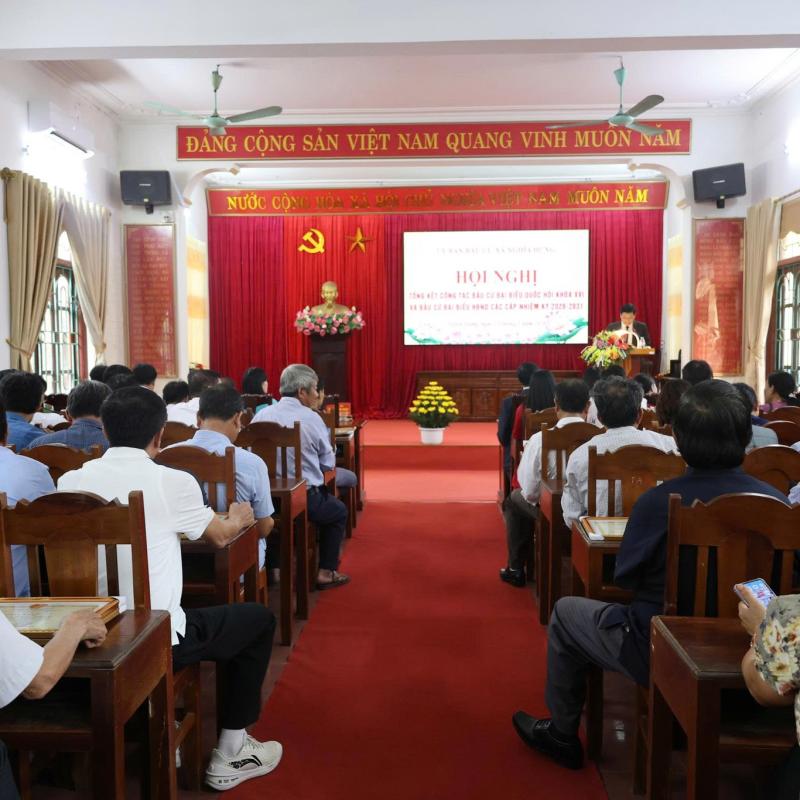 NGHĨA HƯNG TỔNG KẾT CÔNG TÁC BẦU CỬ ĐẠI BIỂU QUỐC HỘI KHÓA XVI VÀ ĐẠI BIỂU HĐND CÁC CẤP, NHIỆM KỲ 2026–2031