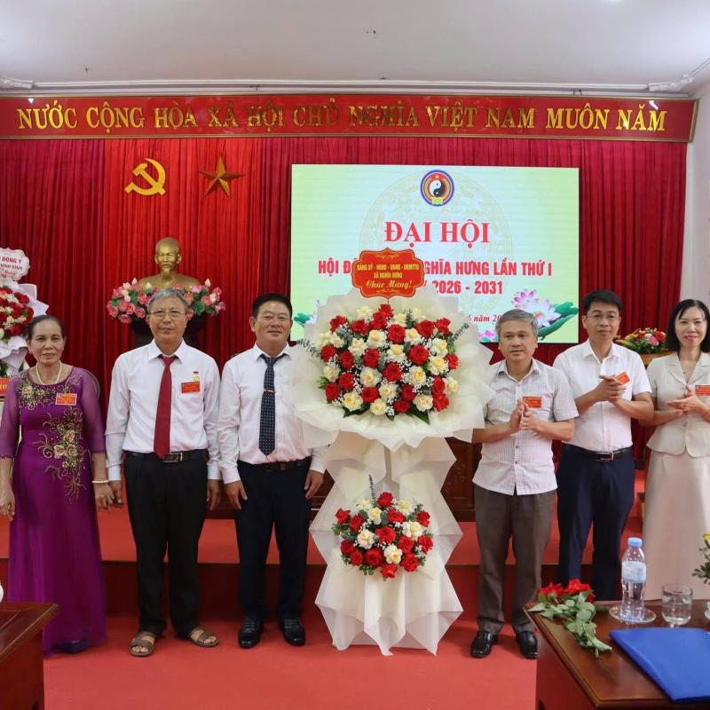 HỘI ĐÔNG Y XÃ NGHĨA HƯNG TỔ CHỨC THÀNH CÔNG ĐẠI HỘI THÀNH LẬP LẦN THỨ I, NHIỆM KỲ 2026-2031