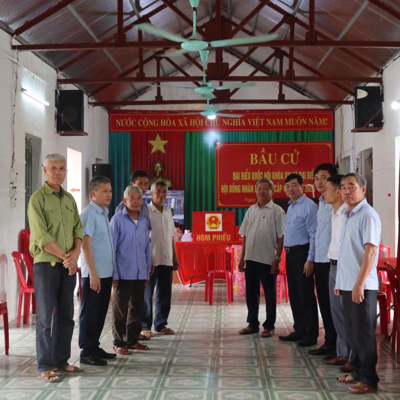 NGHĨA HƯNG KIỂM TRA CÔNG TÁC CHUẨN BỊ BẦU CỬ ĐẠI BIỂU QUỐC HỘI KHÓA XVI VÀ ĐẠI BIỂU HĐND CÁC CẤP NHIỆM KỲ 2026–2031
