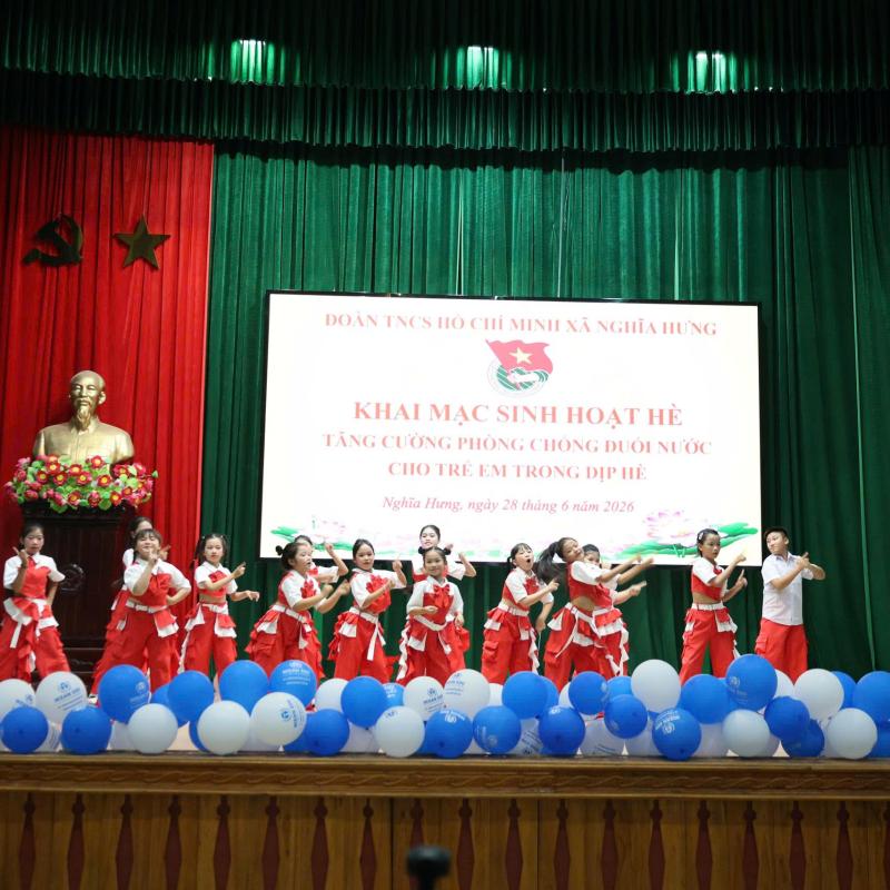 ĐOÀN THANH NIÊN XÃ NGHĨA HƯNG KHAI MẠC SINH HOẠT HÈ NĂM 2026