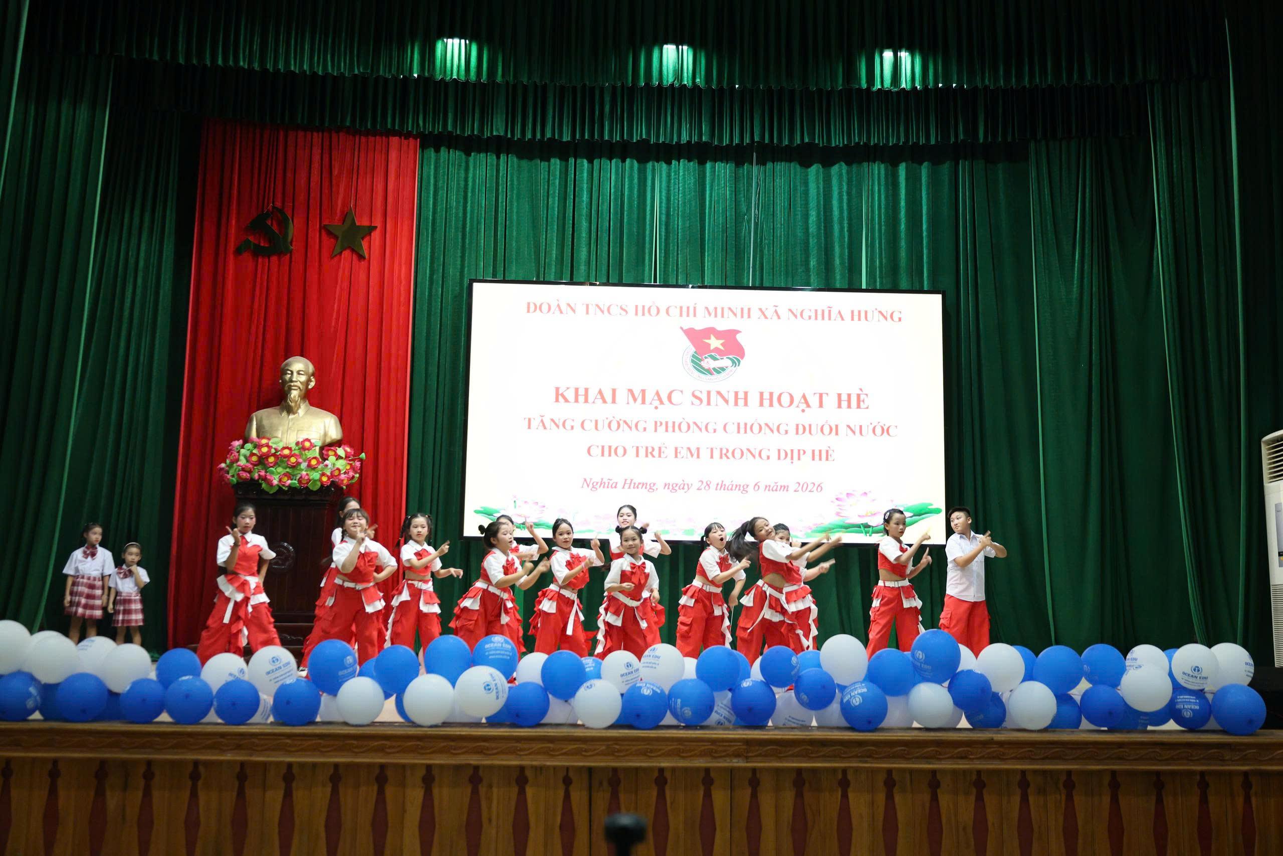 ĐOÀN THANH NIÊN XÃ NGHĨA HƯNG KHAI MẠC SINH HOẠT HÈ NĂM 2026