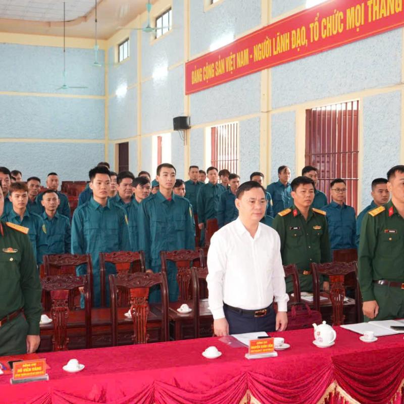 XÃ NGHĨA SƠN KHAI MẠC HUẤN LUYỆN DÂN QUÂN TỰ VỆ NĂM THỨ NHẤT