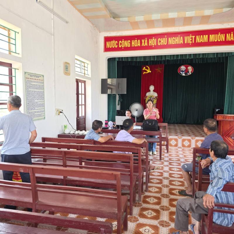 HỘI NÔNG DÂN XÃ NGHĨA SƠN TRIỂN KHAI LÀM THẺ HỘI VIÊN HỘI NÔNG DÂN VIỆT NAM THEO MẪU MỚI NĂM 2026