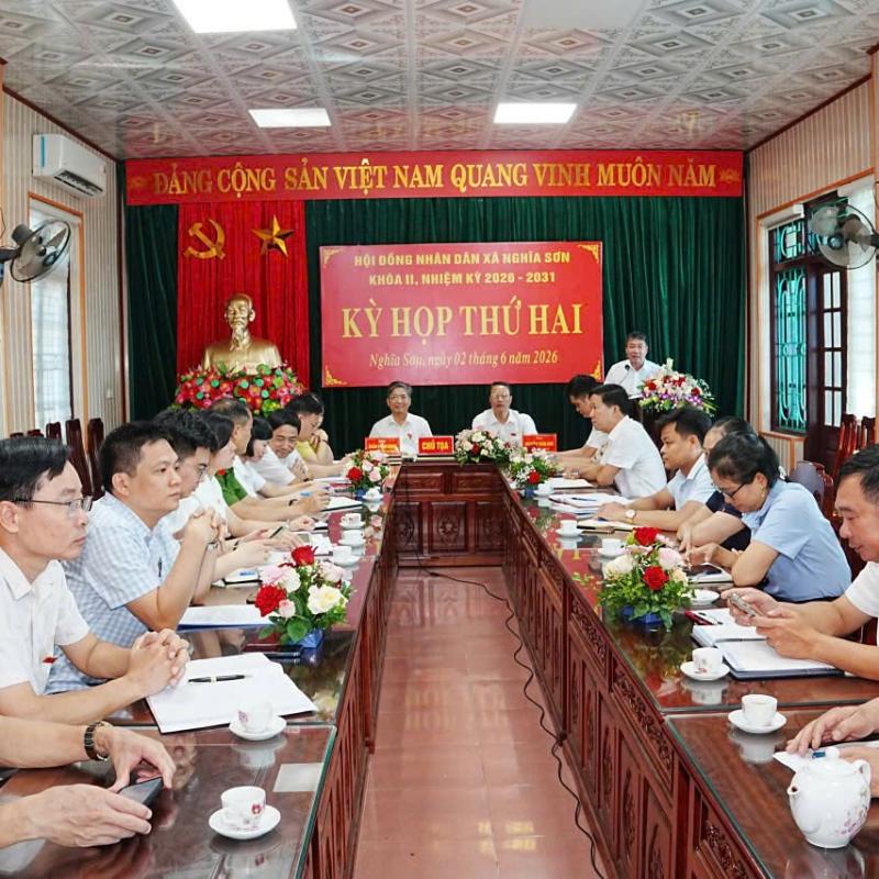 KỲ HỌP THỨ HAI (KỲ HỌP CHUYÊN ĐỀ) HỘI ĐỒNG NHÂN DÂN XÃ NGHĨA SƠN KHÓA II NHIỆM KỲ 2026 - 2031