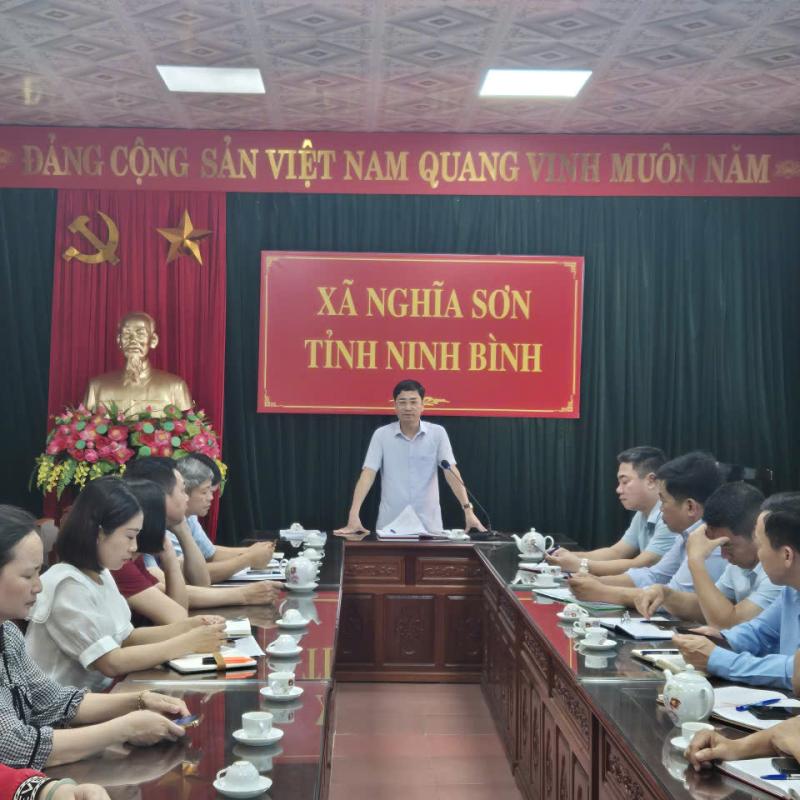 Chi bộ UBND xã Nghĩa Sơn tổ chức sinh hoạt chuyên đề: "Học tập và làm theo tấm gương đạo đức Hồ Chí Minh"; Sinh hoạt chi bộ thường kỳ tháng 4/2026; triển khai công tác rà soát, bổ sung quy hoạch cán bộ, nhiệm kỳ 2025-2030, 2026-2031.
