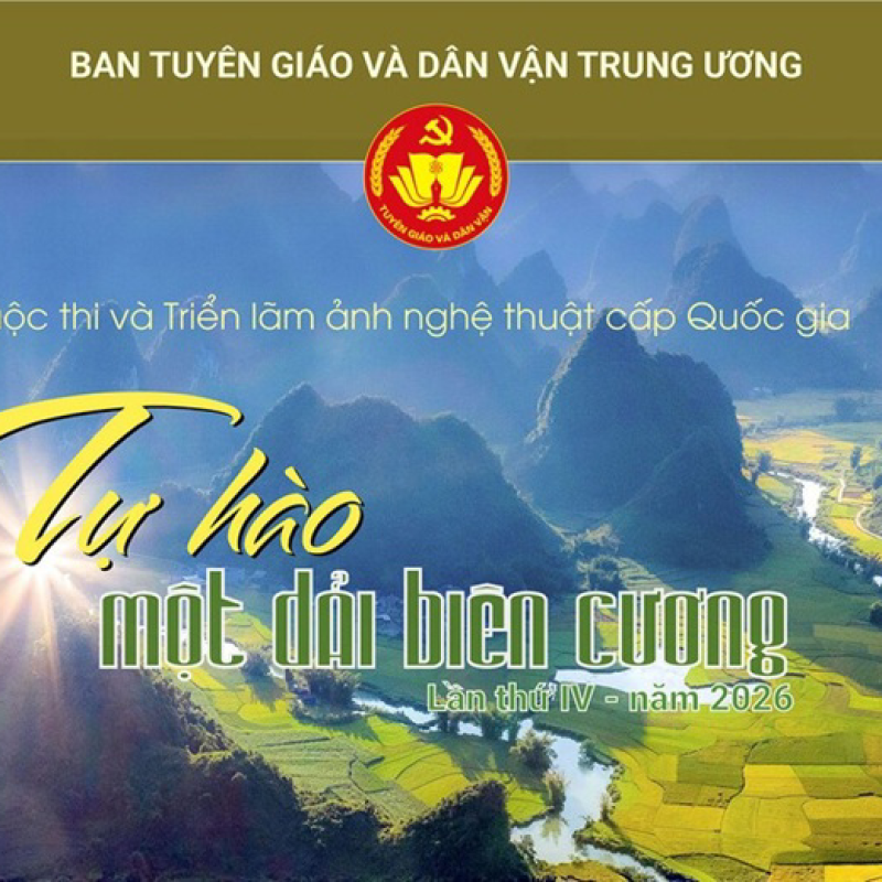 XÃ NGHĨA SƠN HƯỞNG ỨNG CUỘC THI ẢNH NGHỆ THUẬT CẤP QUỐC GIA 'TỰ HÀO MỘT DẢI BIÊN CƯƠNG' NĂM 2026