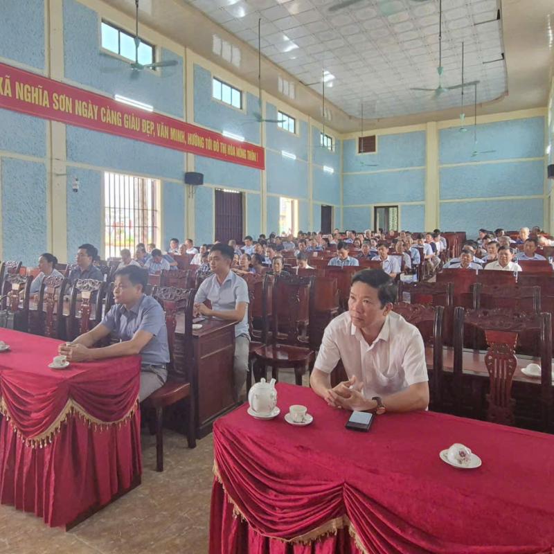 UBND XÃ NGHĨA SƠN PHỐI HỢP TỔ CHỨC HỘI NGHỊ TRUYỀN THÔNG VỀ TRỢ GIÚP PHÁP LÝ VÀ TUYÊN TRUYỀN, PHỔ BIẾN PHÁP LUẬT TẠI CƠ SỞ NĂM 2026
