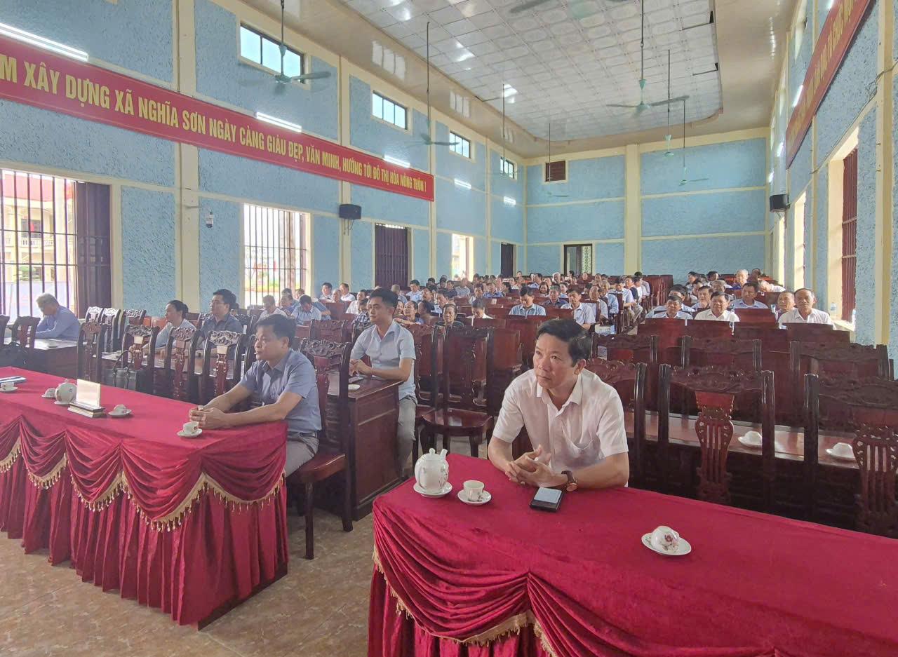 UBND XÃ NGHĨA SƠN PHỐI HỢP TỔ CHỨC HỘI NGHỊ TRUYỀN THÔNG VỀ TRỢ GIÚP PHÁP LÝ VÀ TUYÊN TRUYỀN, PHỔ BIẾN PHÁP LUẬT TẠI CƠ SỞ NĂM 2026