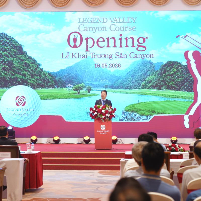 KHAI TRƯƠNG SÂN CANYON COURSE - NÂNG TẦM TRẢI NGHIỆM GOLF ĐẲNG CẤP QUỐC TẾ TẠI NINH BÌNH
