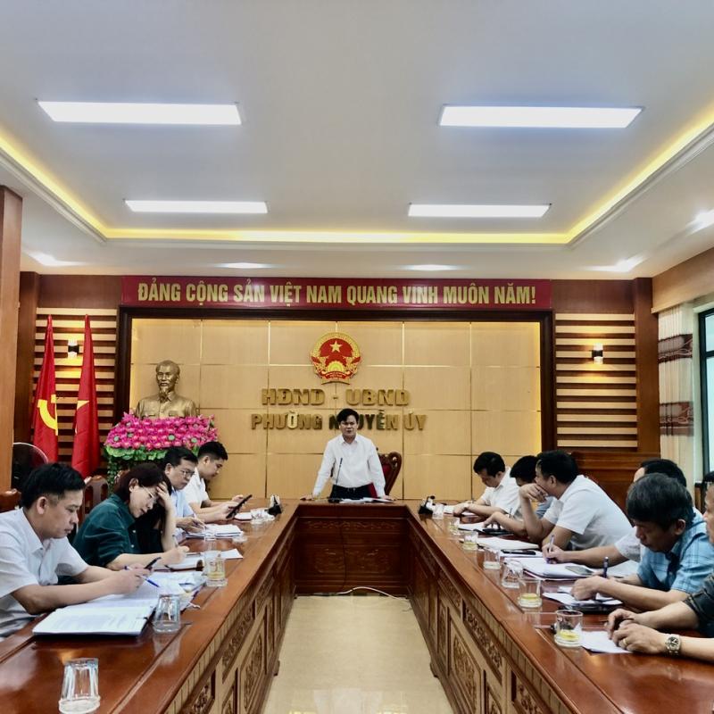 UBND phường Nguyễn Uý triển khai nhiệm vụ thực hiện đề án phân loại, thu gom, xử lý rác thải sinh hoạt